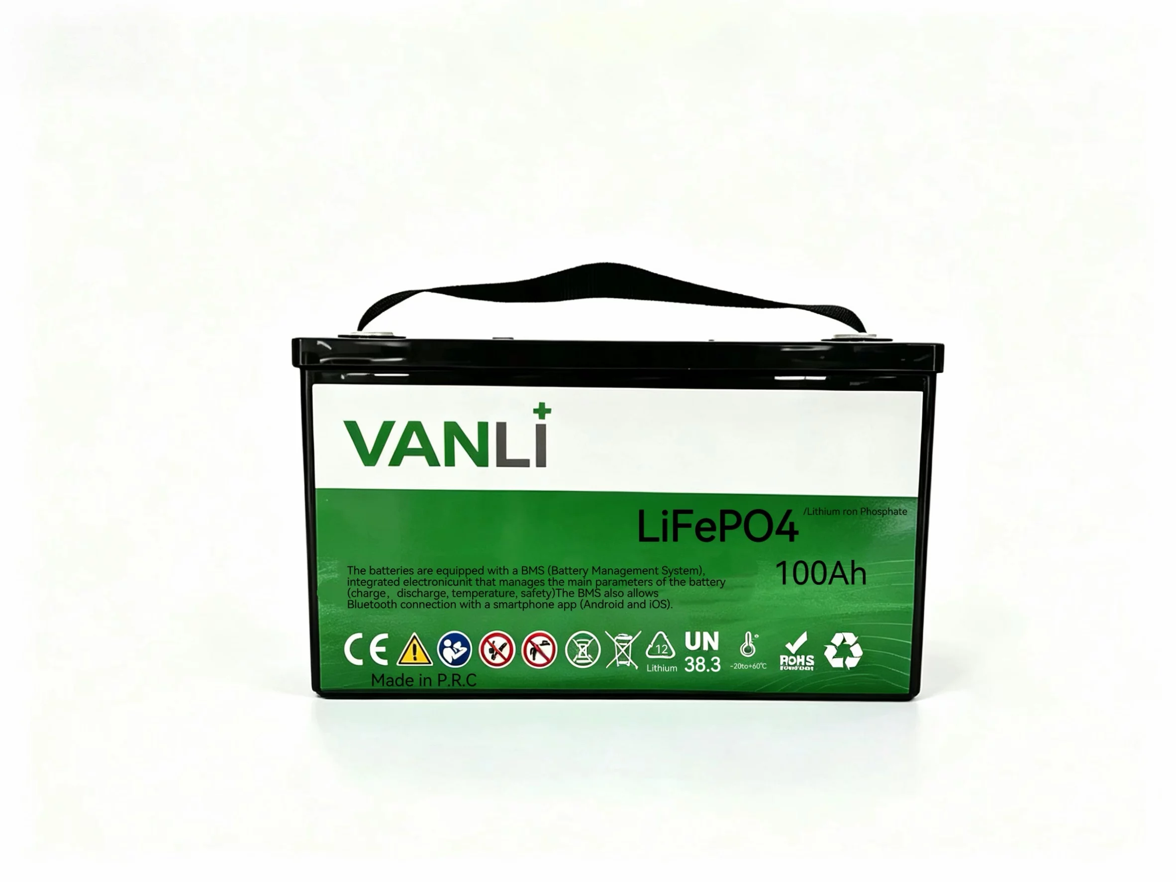 Vanli -12.8V100 12.8V100Ahリン酸鉄リチウムバッテリー